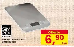 Interspar Bilancia pesa alimenti Simpex Basic offerta