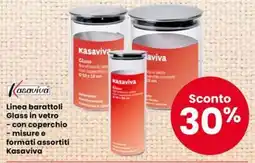 Interspar Barattoli in vetro Kasaviva offerta
