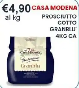 Caramico Prosciutto cotto Granblu' Casa Modena offerta