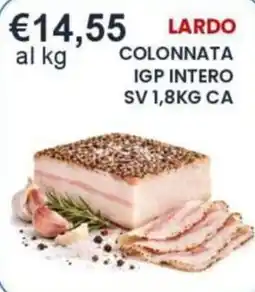 Caramico Lardo Colonnata IGP Intero offerta