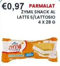 Caramico Parmalat Zymil snack al latte s/lattosio offerta