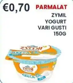 Caramico Parmalat Zymil Yogurt Vari Gusti offerta