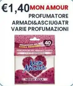 Caramico Profumatore armadi & asciugatrici Mon Amour offerta