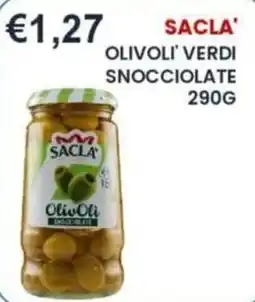 Caramico Sacla olivoli verdi snocciolate offerta