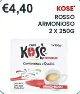 Caramico Caffè Kose' Rosso Armonioso offerta