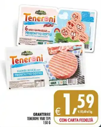 Teneroni vari tipi