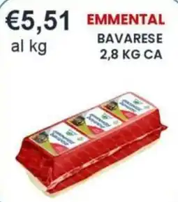 Caramico Emmentale bavarese offerta
