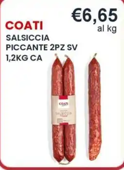 Caramico Coati Salsiccia Piccante offerta