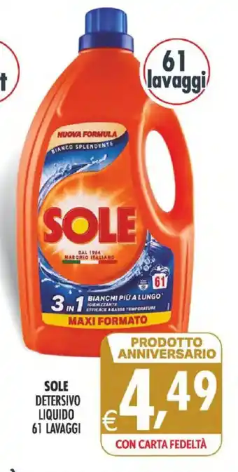 Sole detersivo liquido