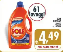 Deco Iperstore Sole detersivo liquido offerta
