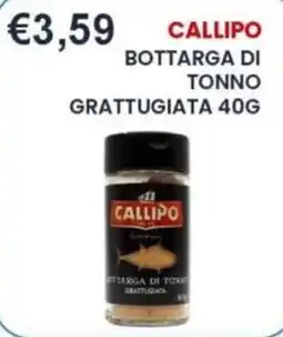 Caramico Callipo bottarga di tonno grattugiata offerta