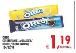 Deco Iperstore Oreo Golden Vaniglia/Classica/Double/Choco Brownie offerta