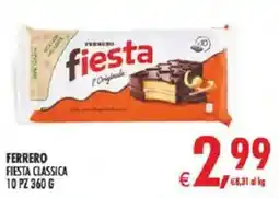 Deco Iperstore Ferrero Fiesta Classica offerta