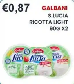Caramico Galbani S.Lucia Ricotta Light offerta