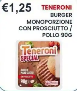 Caramico Teneroni burger special offerta