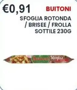Caramico Buitoni Sfoglia Rotonda offerta