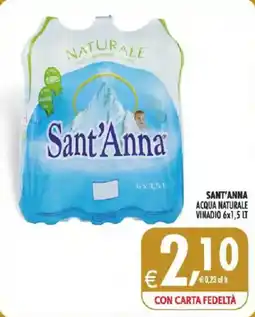 Deco Iperstore Sant'Anna acqua naturale offerta