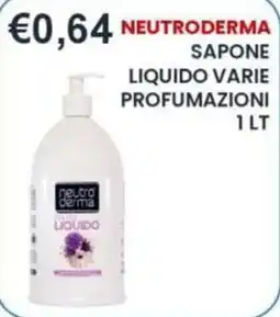 Caramico Neutroderma sapone liquido offerta