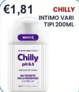 Caramico Chilly detergente intimo offerta