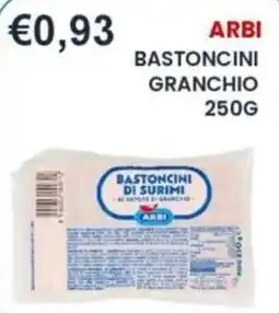 Caramico Bastoncini di surimi Arbi offerta