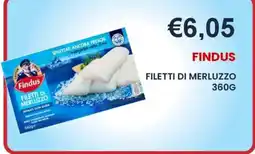 Caramico Findus filetti di merluzzo offerta