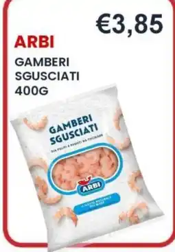 Caramico Gamberi sgusciati Arbi offerta
