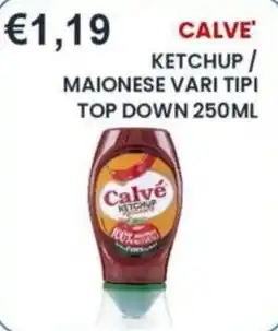 Caramico Calve ketchup offerta