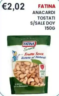 Caramico Fatina anacardi tostati offerta