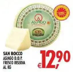 Deco Iperstore San Rocco Asiago D.O.P. Fresco Riserva offerta
