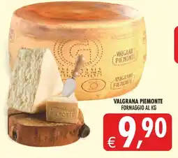Deco Iperstore Valgrana Piemonte formaggio offerta