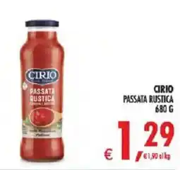 Deco Iperstore Passata rustica Cirio offerta
