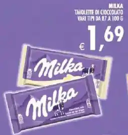 Deco Iperstore Milka Tavolette di cioccolato offerta