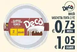 Deco Iperstore Decò vaschetta torta offerta