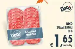 Deco Iperstore Decò Salame Napoli offerta