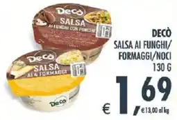 Deco Iperstore Decò salsa ai funghi offerta