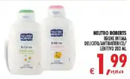Deco Iperstore Neutro Roberts igiene intima delicato/antibatterico/lenitivo offerta