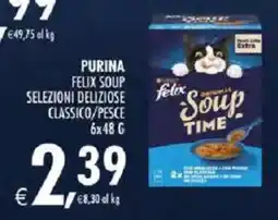Deco Iperstore Purina Felix Soup Selezioni Deliziose Classico/Pesce offerta