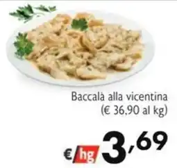 SuperW Baccalà alla vicentina offerta