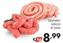 SuperW Salamelle/salsicce di suino offerta