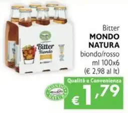 SuperW Bitter Mondo Natura offerta