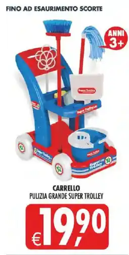Deco Iperstore Carrello pulizia grande super trolley offerta