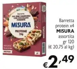 SuperW Barretta protein MISURA offerta