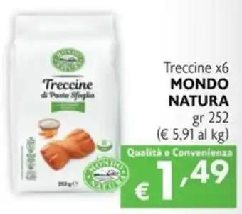 Treccine di Pasta Sfoglia Mondo Natura