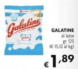 SuperW Galatine al latte offerta