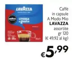 SuperW Caffè in capsule A Modo Mio LAVAZZA offerta