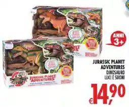 Deco Iperstore Jurassic Planet Adventures Dinosauri Luci e Suoni offerta