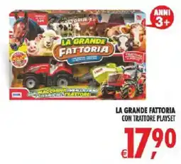 Deco Iperstore La grande fattoria con trattore playset offerta