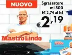 SuperW Sgrassatore Mastro Lindo offerta