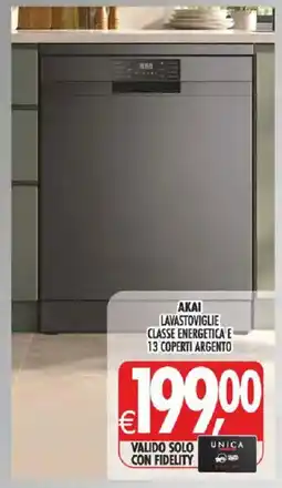 Deco Iperstore Akai lavastoviglie offerta
