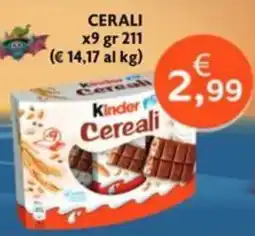 SuperW Kinder Cereali offerta